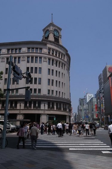 初夏、銀座にて